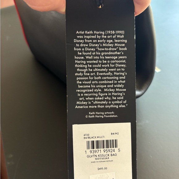 Disney Mickey Mouse X Keith Haring Kisslock Bag💋 NWT! - Picture 10 of 13